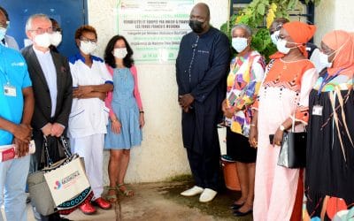 Visite de L’Ambassadrice française pour la Santé mondiale à l’Hôpital du Roi Baudoin